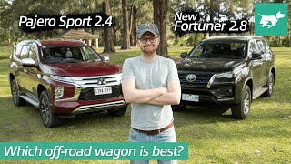 Toyota Fortuner vs Mitsubishi Pajero Sport 2021 comparison  Chasing Cars [upl. by Merkley]