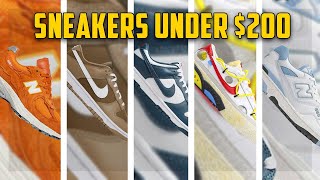 10 HYPE SNEAKERS UNDER 200 [upl. by Etnuad]