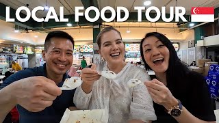 THIS IS WHERE LOCALS GO IN SINGAPORE  Foodie Tour Through Geylang Serai Market  Katong [upl. by Einafpets]