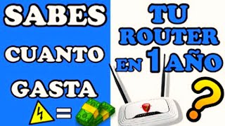 Router📡INTERNETcuanto💰gasta Todo el año [upl. by Witte]