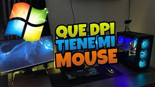 👉 Como SABER que DPI tiene MI MOUSE 🔥 [upl. by Htor]