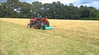 GEFG125 Flail Mower Demonstration by Farm Tech Supplies [upl. by Nicoline]