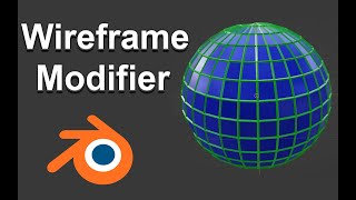 Blenders SECRET Wireframe Modifier Exposed [upl. by Ettenna]