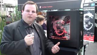 Cebit 2014 MIFcom Gamers Choice zeigt erstmals Corsairs Obsidian 450D  HD [upl. by Akcir641]