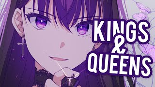 Nightcore  Kings amp Queens Lyrics [upl. by Mellman712]