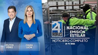 Noticiero de Ecuador Emisión Estelar 21112024 [upl. by Darmit516]