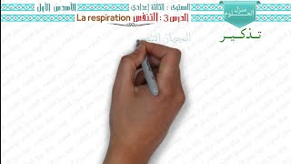 درس التنفس مستوى الثالثة إعدادي جزء الأول la respiration 3AC SVT [upl. by Anaidni]