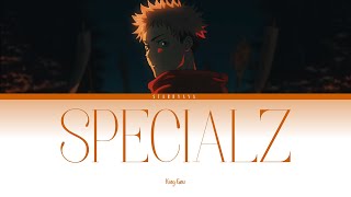 Jujutsu Kaisen  Season 2 OP 2 Full  Specialz by King Gnu Lyrics [upl. by Monagan]