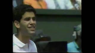 1993 Wimbledon Pete Sampras Boris Becker [upl. by Siberson434]