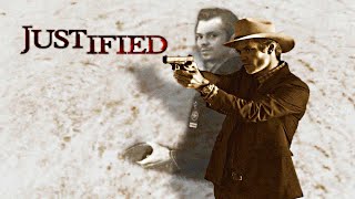 Raylan Givens  Shootouts and Quotes Justified Season 15 [upl. by Anifad]