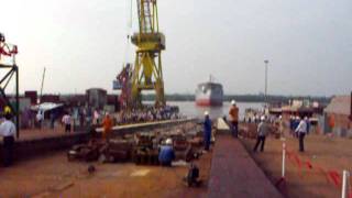 MV ANTIGUA Launching [upl. by Everson]