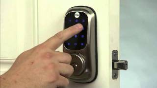 Yale Real Living Touchscreen Deadbolt  Master PIN Code Setting 4 [upl. by Notnerb]