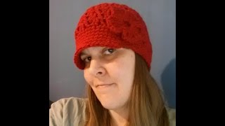 How to Crochet a Hat  Newsboy Hat Tutorial [upl. by Chappy312]