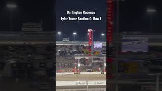 Darlington Raceway viewing perspectives Tyler Tower Section Q Row 1 [upl. by Story]