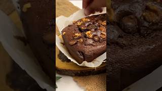 Chocolate banana bread moist spongycake recipe banana breakfast [upl. by Bronny926]