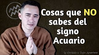 ¿Por que las personas del SIGNO ACUARIO son tan locos  Aspectos importantes del SIGNO ACUARIO [upl. by Kizzie250]