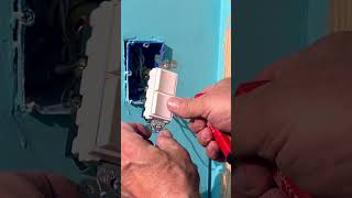 Wire a Double Switch In 60 Seconds elecrical wiring tipsandtricks [upl. by Aznerol]