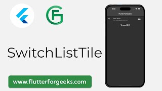 Master Flutter SwitchListTile A StepbyStep Guide  Flutter UI Design Tutorial [upl. by Arikat]