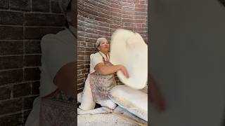 Waving Lavash Dough with Bare Hands – A Crispy Masterpiece [upl. by Eppilihp]