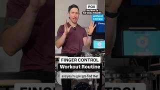 Finger Control WEAK FINGER Fix frenchgrip technique drumlesson [upl. by Boycie542]