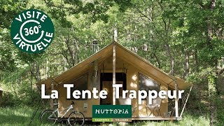 La Tente Trappeur  Hébergement Toile amp Bois by Huttopia [upl. by Saref]