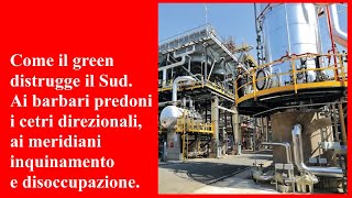 Come il green distrugge il Sud Ai barbari predoni i centri direzionali ai meridiani inquinamento [upl. by Ettedranreb182]