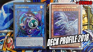 YUGIOH BEST BLUEEYES LINKURIBOH DECK PROFILE SUPER BROKEN  COMBO DECEMBER 2017 LINK DECK [upl. by Duwad984]