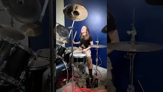 System Of A Down  Chop Suey Drum Cover  Drummer Cam Performed by Drummer Lauren Young Shorts [upl. by Lennon198]