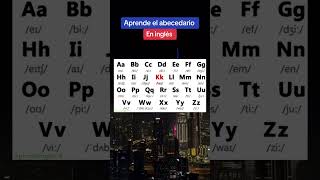 Los abecedarios en inglés ingles inglesfacil inglesrapido inglesonline inglesamericano [upl. by Encrata]