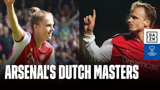 Dennis Bergkamp x Vivianne Miedema Arsenals Dutch Masters 🇳🇱 [upl. by Eelasor330]