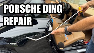 PORSCHE DING REPAIRED THE PAINTLESS WAY [upl. by Welcome]