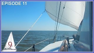 The BATTLE of DELAWARE BAY and Onward to CAPE MAY Episode 11 Sailing 9 LIVES [upl. by Davidde]