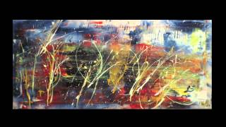 Abstract Paintings  Dancing Light  Phosphorescent Painting Exhibition [upl. by Ynatil]