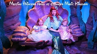 Meeting Princess Ariel at Disneys Magic Kingdom [upl. by Hnah]