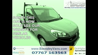 2016 66 FIAT DOBLO 13 MULTIJET WORK UP PICK UP EX COUNCIL ONLY 36K BARNSLEY VANS U4793 [upl. by Preston]