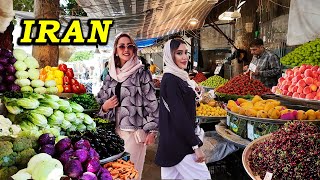 Food PRICES 2024 WalkingTour in the Most Colorful Iranian Food Market Kermanshah IRAN [upl. by Ettigdirb]