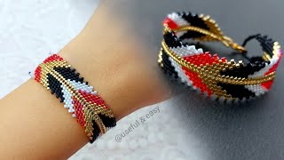 BEADS JEWELRY MAKINGHOW TO MAKE BRACELETS WITH BEADS Useful amp Easy [upl. by Iveel]