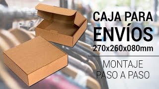 CAJA PARA ENVÍOS 270X260X080MM [upl. by Cari512]