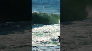 Russell Bierke paddles a bomb at Cape Solander surf bigsurf charging surfcircus [upl. by Razaele]