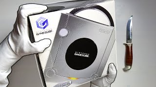 NINTENDO GAMECUBE UNBOXING Limited Edition Platinum Console  Super Smash Bros Melee Gameplay [upl. by Phip246]