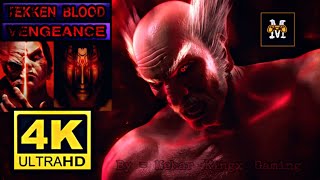 Tekken Blood Vengeance  Devil Jin Vs Devil Kazuya Vs Beast Heihachi Remastered 4K Ultra HD Esubs [upl. by Hendrika316]