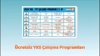 Ücretsiz YKS Çalışma Programı  ÜniversiteGO [upl. by Adnohr]