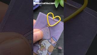 Diy heart paper clip🖇️💗✨ diy craft artandcraft paperclips clips cute shorts ytshorts [upl. by Auop]