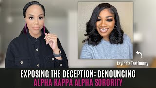 MUST WATCH EXPOSING THE DECEPTION BEHIND AKA  DENOUNCING ALPHA KAPPA ALPHA SORORITY [upl. by Aeslahc]