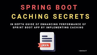 Spring Boot Cache Projects Boost Your Apps Performance with Caching [upl. by Xuaeb424]