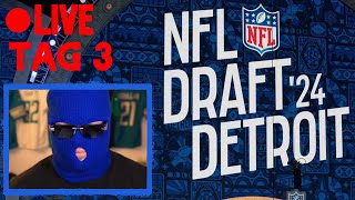 NFL Draft 2024 Watchalong Tag 3  BEENDET [upl. by Charmain]