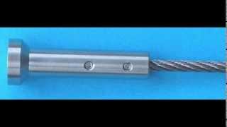 Fermacavo in acciaio per cavi metallici  End clips for metal wire rope [upl. by Denten]