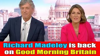 Susanna Reid welcomes co star back to GMB after lengthy absence and illness [upl. by Barron]