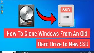 How To Clone Windows From An Old Hard Drive to New SSD Without Using Any External Program or App [upl. by Sidras]