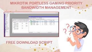 MIKROTIK PORTLESS GAMING PRIORITY BANDWIDTH MANAGEMENT  PISOWIFI OPIRPI BASED  ZSULTAN KARIM [upl. by Halilahk]